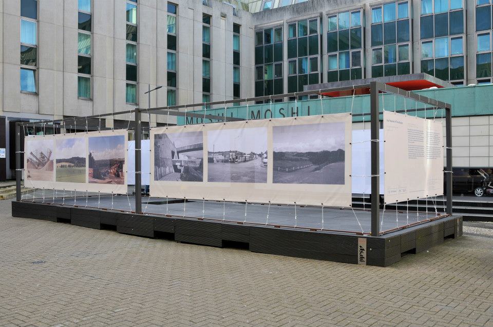 Part of the Preston is My Paris exhibition outside Moshi Moshi - now Moshimo.