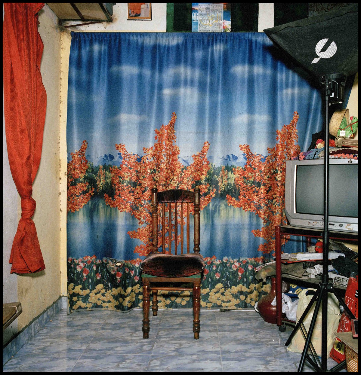 Caroline Molloy, Silky background, Jemini Digital Studios, Kochi 2 2008 relocated 2009 © the artist