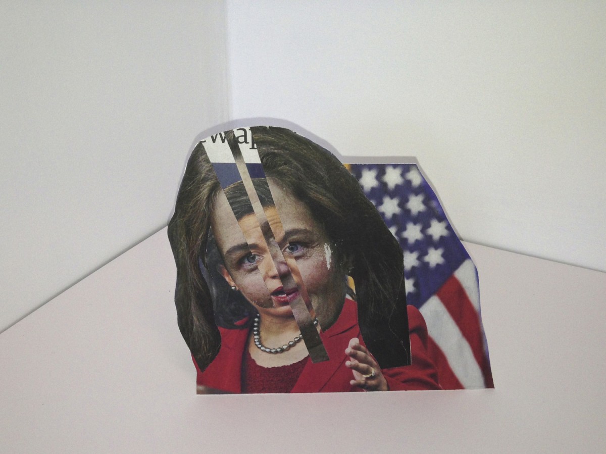 Sarah Tulloch, Susan Rice and A M Holmes, The Guardian, 5th June 2013, Collage, 28cm x 30cm