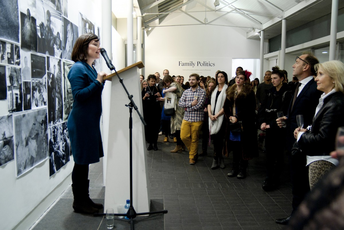Jerwood Encounters: Family Politics exhibition opening night, 2013.