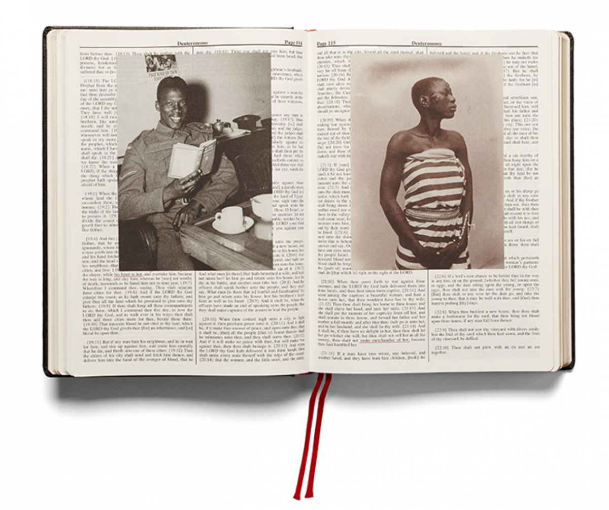 Spread from Holy Bible