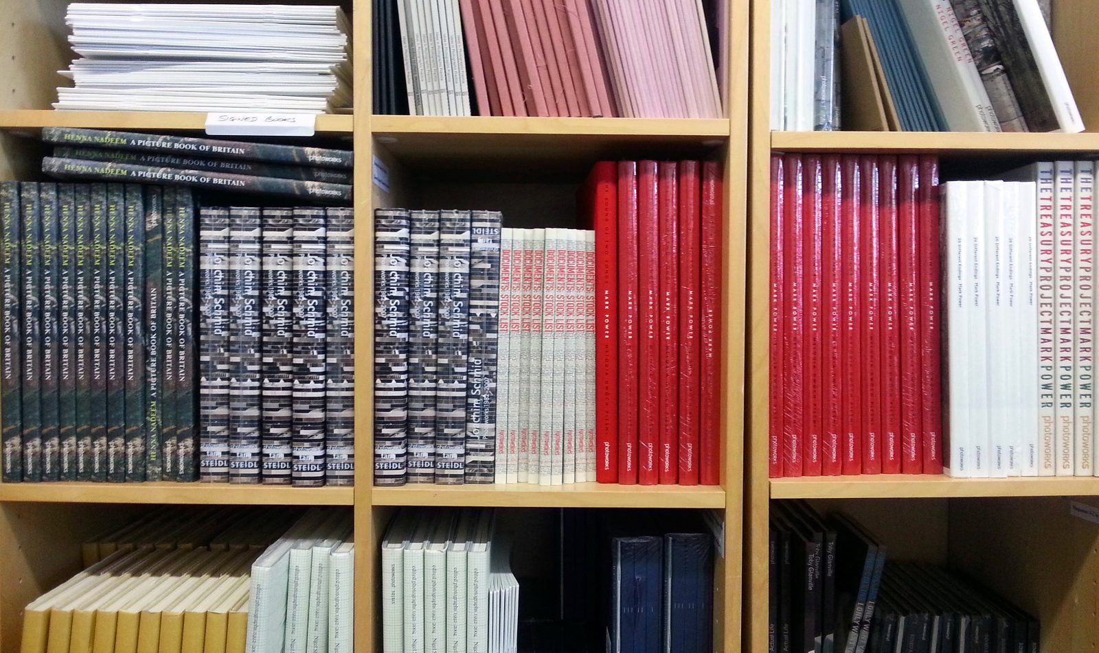 A selection of Photoworks photobooks