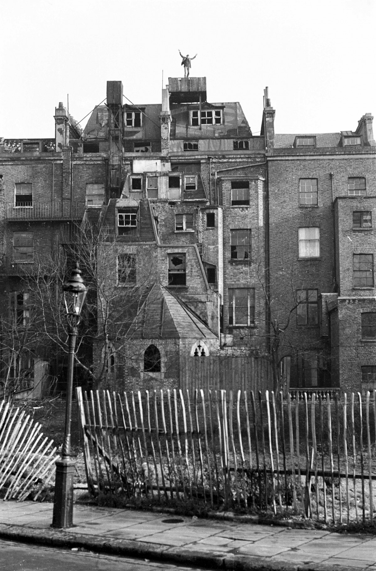 John 'Hoppy' Hopkins, black and white