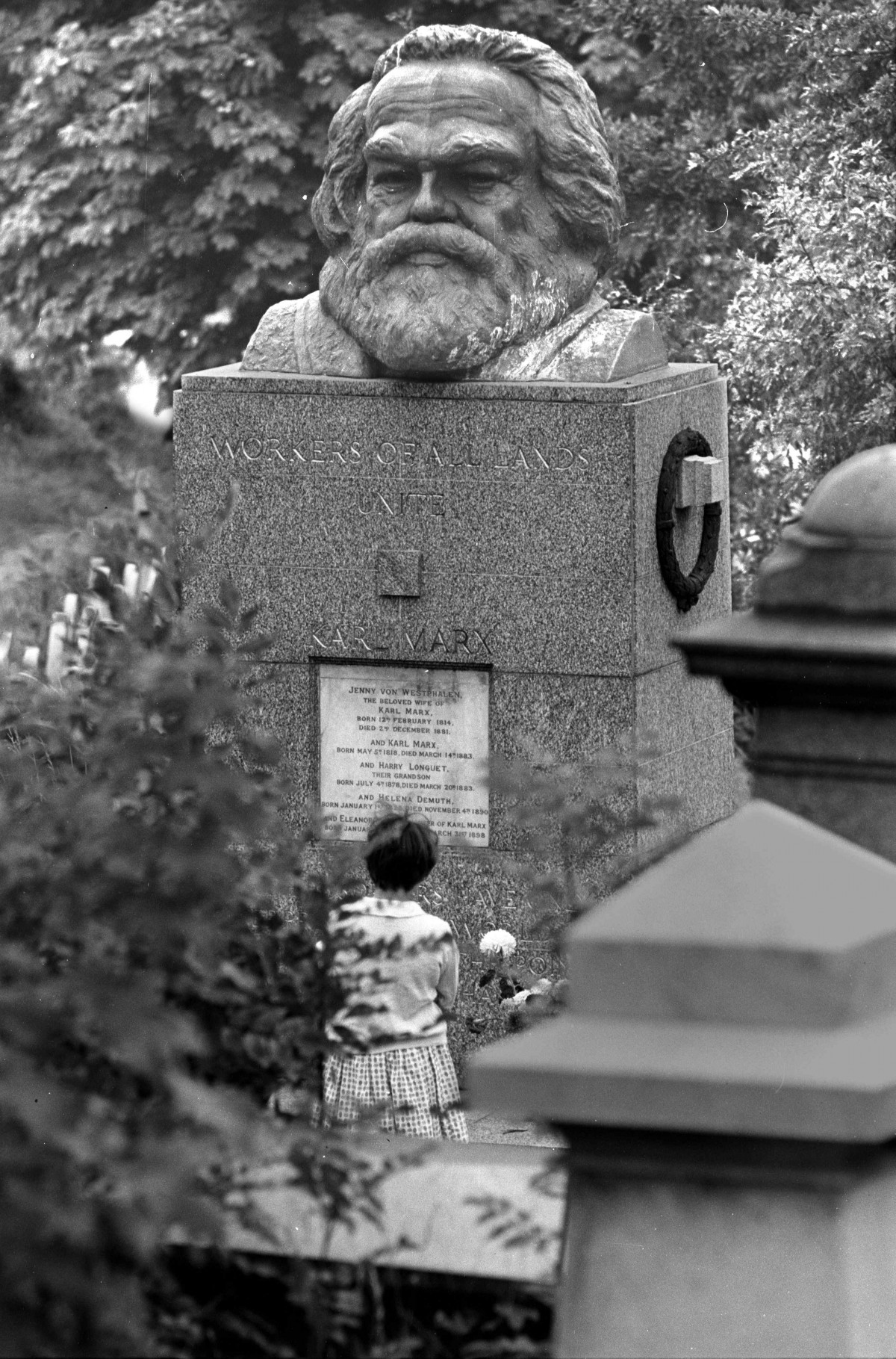 John 'Hoppy' Hopkins, black and white