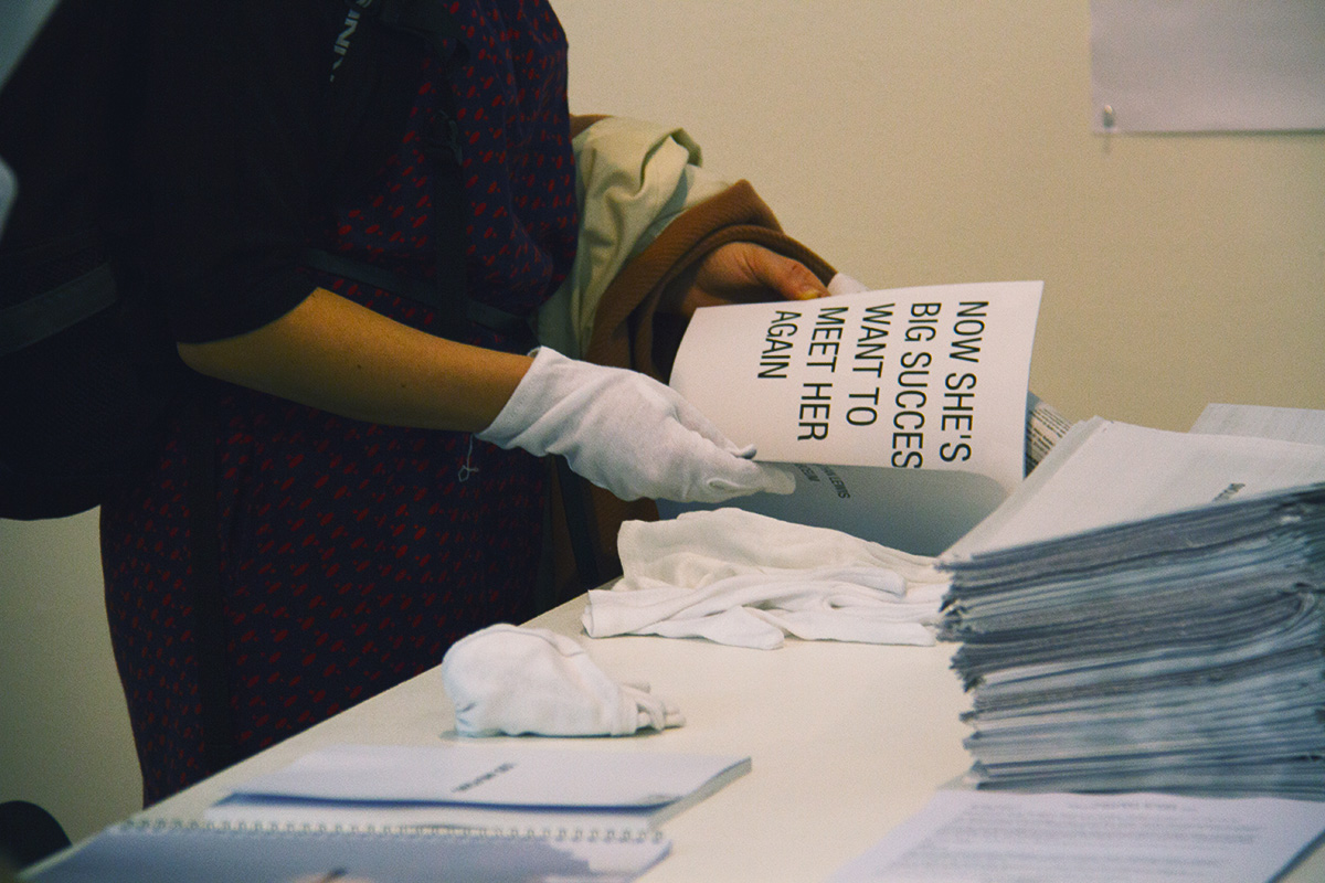 Books, gloves, reviewing, BPB14