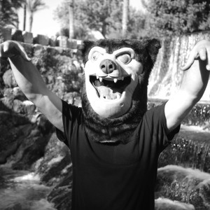 Nick Waplington, bear mask