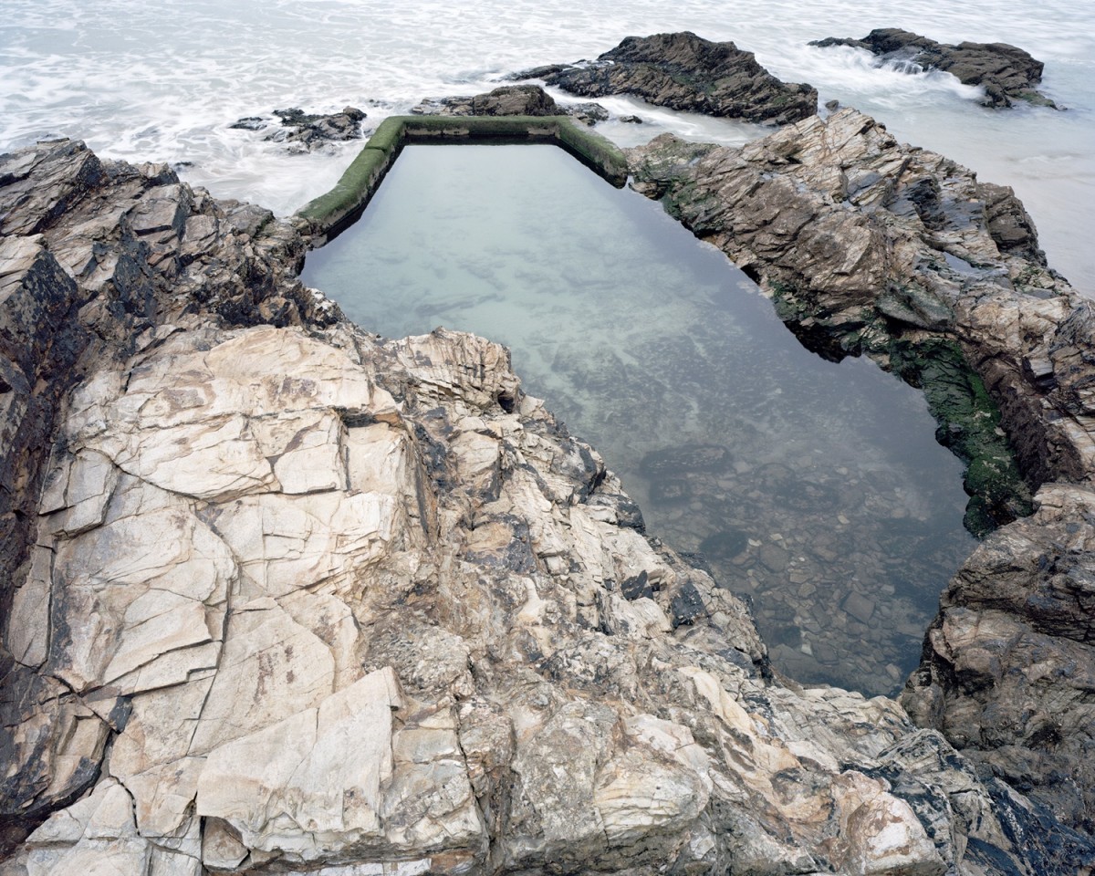 'Chapel Rock Pool, Perranporth Bay, Cornwall'