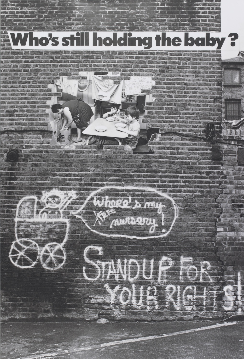 The Hackney Flashers, 'Who's Holding the Baby?' 1978. © Hackney Flashers