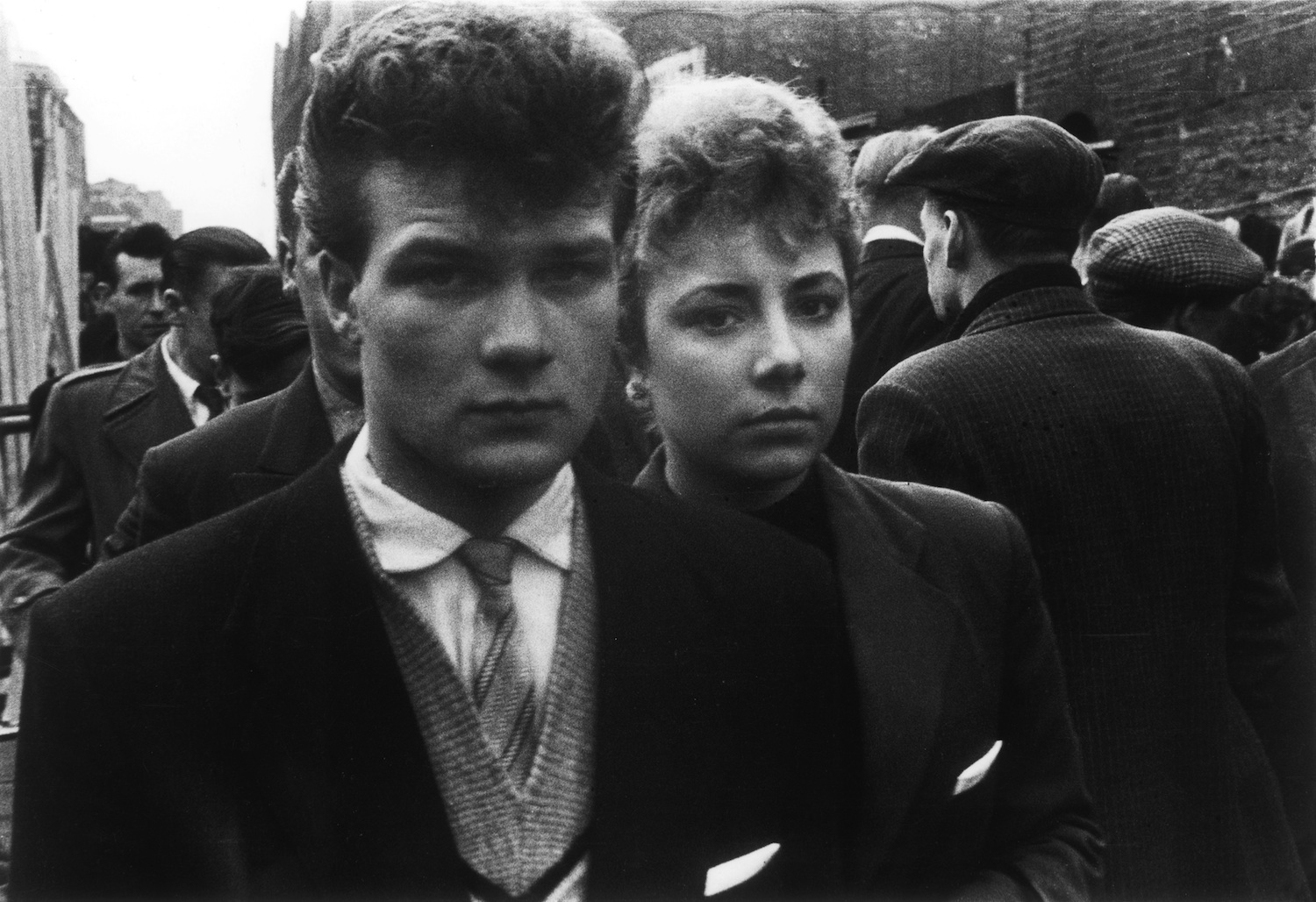 Teddy Boy and Girl, Petticoat Lane. © Roger Mayne. 1961