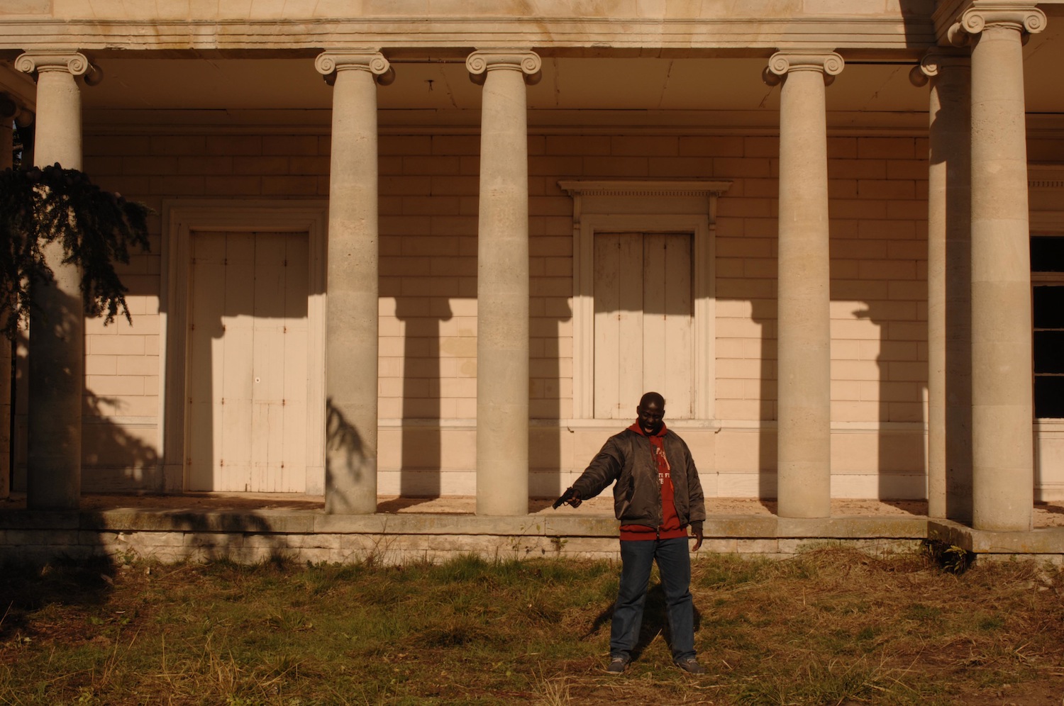 Still from 'White House', single channel widescreen projection.  David Claerbout, 2006.