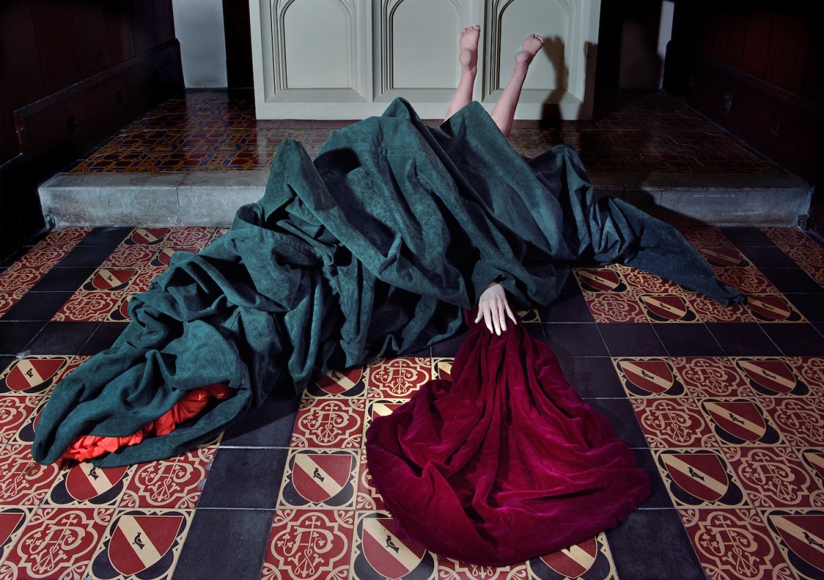 'St. Margret escaping the Dragon' from the series Saints. © Liane Lang.