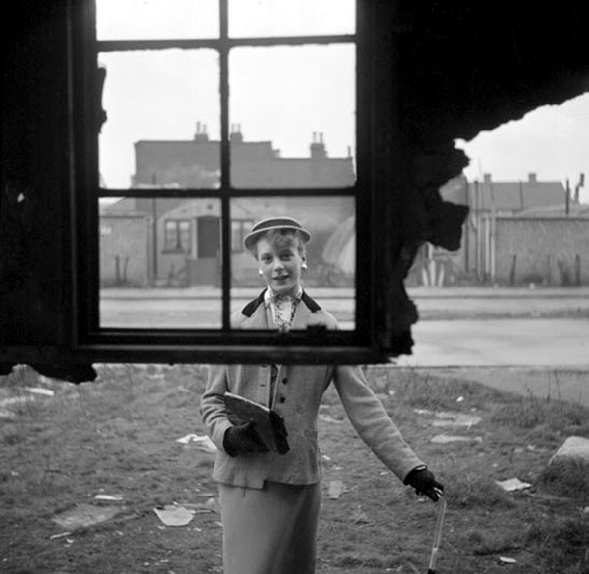 Black and white, window, teddy girl, woman